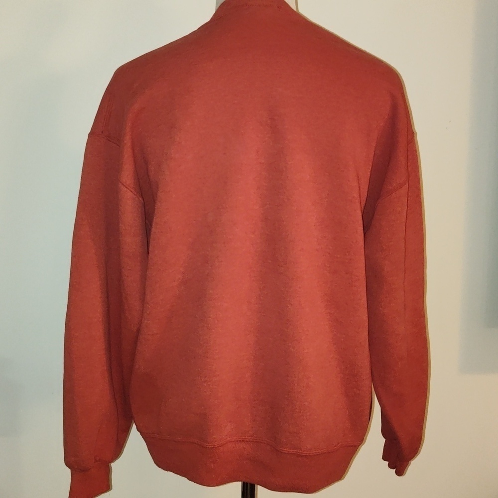 Vintage Looney Tunes Taz and Bugs Bunny Red Sweatshirt Large 1993 sweatshirt - Picture 6 of 9
